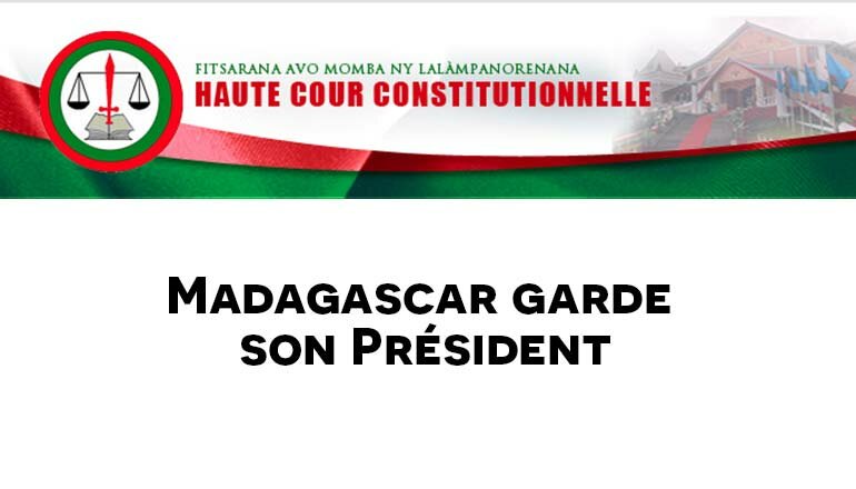 HCC président de la république Madagascar